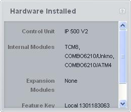 web hardware installed